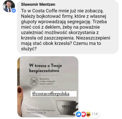 Trelik - Mentzen zmasakrował Costa Coffee, już się nie pozbierają po tym :) 

Niezł...