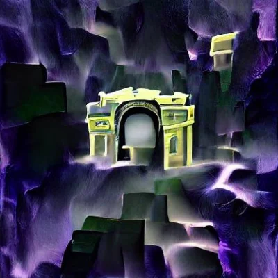 ntoskrnl - ruins of huge ethereal dark ancient gates
#hypnogram