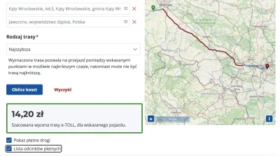 PepeXD - Czemu strona etoll podaje że obwodnica Gliwic jest darmowa i oficjalny kalku...