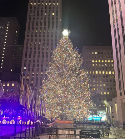 jwitos - choinka z wczoraj na Rockefeller Center #usa #nowyjork #swieta