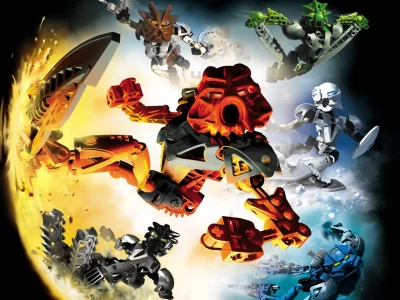 Czymsim - @Zielonykubek: Kupił jak najwięcej Bionicle z pierwszych serii