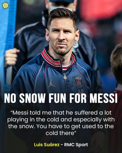 janushek - Złota Śnieżynka za trudne warunki atmosferyczne
#messi #psg #mecz