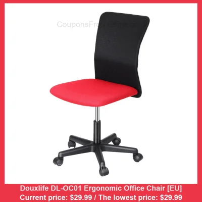 n____S - Douxlife DL-OC01 Ergonomic Office Chair [EU]
Cena: $29.99 (najniższa w hist...