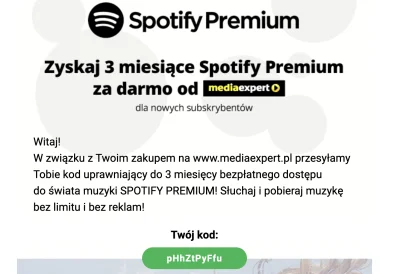 Ernest_ - https://www.mediaexpert.pl/lp,spotify

* Kod do wykorzystania tylko dla u...