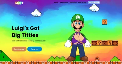inXe - #kryptowaluty #kryptohazard #shitcoin

LGBT - Luigi Got Big Titties...... (⌐...