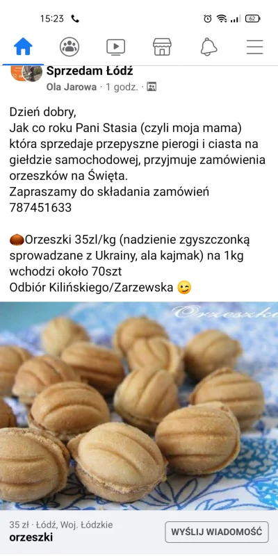 Lena93 - Hej, Łódź! Można kupić super smaczne ciasteczka :) ja już szykuje pieniąszki...