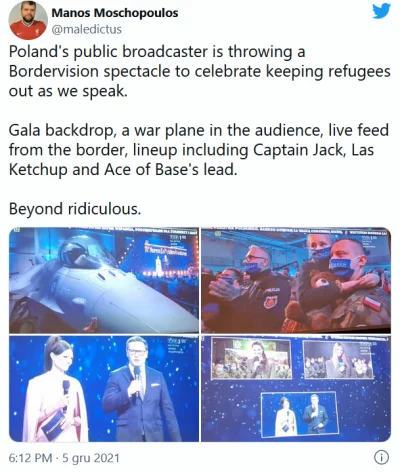piaskun87 - > "Polski nadawca publiczny organizuje Bordervision, by świętować to, że ...