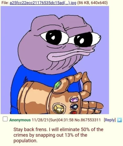 ted-kaczynsky - Tak było #pepe #thanos #dziendobry #4chan #apustaja #apu #froglivesma...