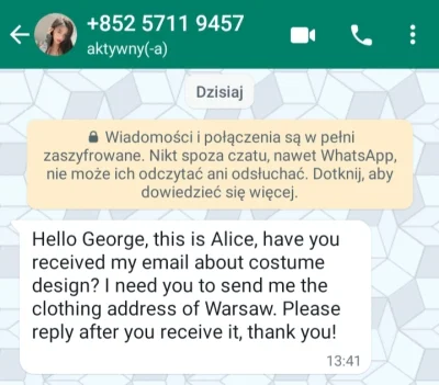 pako911 - Co to za scam? Spotkaliście się z czymś takim?
#whatsapp #scam #niebezpiec...