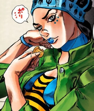 d.....y - Ciekawostka: w 2 odcinku "Jojo's Bizzare Adventure: Stone Ocean" Gwess - je...