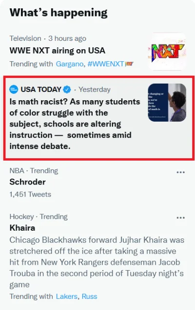 arahooo - W trendach na twitterze w USA "Czy matematyka jest rasistowska". Co ja pacz...