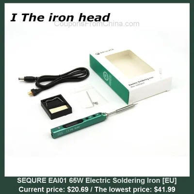 n____S - SEQURE EAI01 65W Electric Soldering Iron [EU]
Cena: $20.69 (najniższa w his...