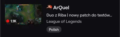 Deku - Arquel wraca na salony 
1K osób w środę o 13 na streamie
Bardzo dobry wynik ja...