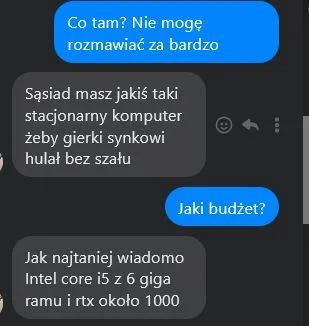 kidi1 - Także tego... jestem magikiem to wyczaruję :) Co mu odpisać?

#facebook #ko...