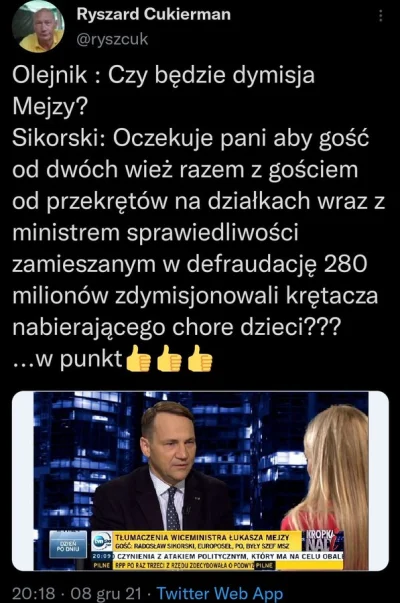 s.....s - Pan Radosław Sikorski w punkt.
( ͡° ͜ʖ ͡°)

#bekazpisu #neuropa #4konser...