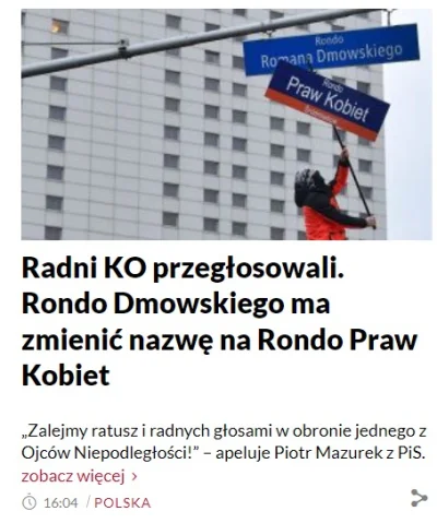 josedra52 - Zaraz Czaskoski przebranduje Czajkę na Dmowskiego.
#warszawa #strajkkobi...