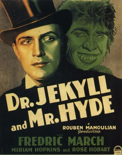 wytrzzeszcz - #wszczurzymkinie 
rok 1931 i oglądamy po raz wtóry Dr Jekyll i Mr. Hyd...