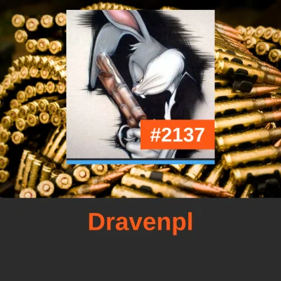b.....s - @Dravenpl: to Ty zajmujesz dzisiaj miejsce #2137 w rankingu! 
#codzienny213...