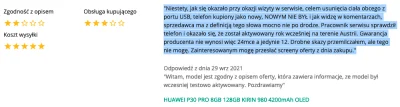 GoracyStek - > " telefon aktywowany"

@Sebek_Bonk: oznacza że to telefon używany. 
...