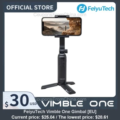 n____S - FeiyuTech Vimble One Gimbal [EU]
Cena: $25.04 (najniższa w historii: $28.61...