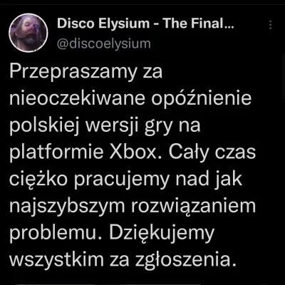 dzerald - No to sobie poczekamy.
#discoelysium #xbox