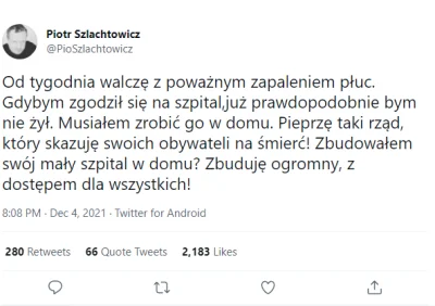 putinn - SZURY ZNOWU MIAŁY RACJĘ!! chyba ( ͡° ͜ʖ ͡°)

Ej jak to jest, Piotr Szlacht...