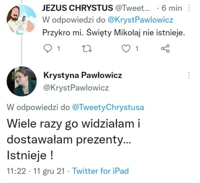 CipakKrulRzycia - #swieta #swmikolaj #heheszki 
#pawlowicz I tu się muszę z Krysią z...