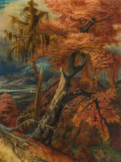 Lifelike - Zerschmetterter Baum; Otto Dix
olej, tempera na płycie, 1941 r., 85 x 64,...