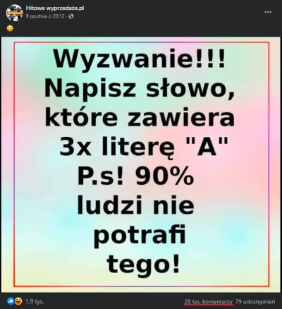 b.....t - 30 tysiecy osob poczuło intelektualne wyzwanie

#zalesie #grazynacore ##!...