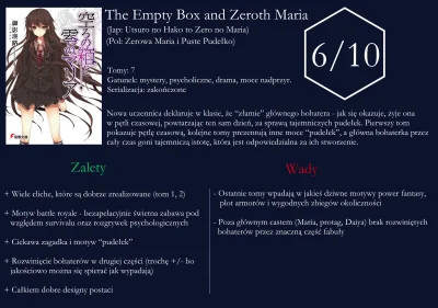 youngfifi - 13/52 --> #anime52
Zerowa Maria i Puste Pudełko / Eng. The Empty Box and...