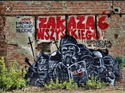 Nero666 - Streetart chyba sprzed 10 lat na warszawskim Kamionku. Jak widać nadal aktu...