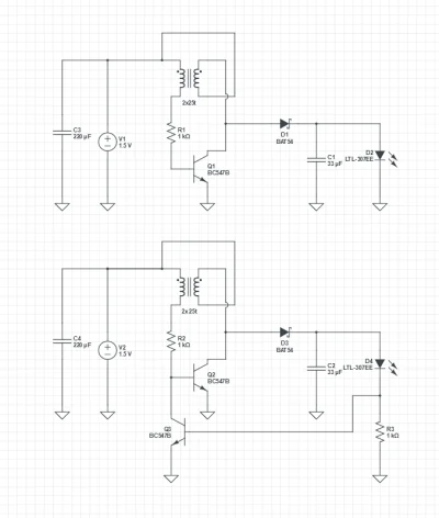 RicoElectrico - #elektronikadiy
Dłubię sobie przy układzie typu Joule Thief (góra). ...