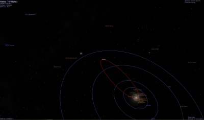 MadHatter676 - Tak to wygląda w Celestii. W listopadzie/grudniu 2023 kometa Halleya o...