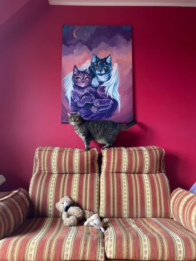 Procyon95 - Oraz portret kotów dla mamy mireczka (również podrowienia :D)
Dziunia i ...