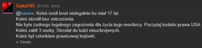 Fennrir - > Ja się z prawem dostępu do broni nie kłócę
@Gaku745: 
No chyba że chodz...