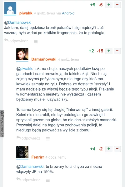 Podly_Bzik - „Śmietanka” wykopu robi fikołki i broni agresywnej patologii

#bekazpo...