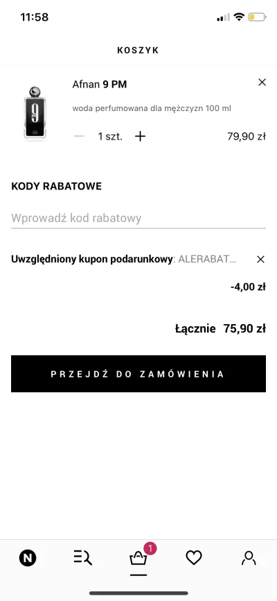ZnUrtem - #perfumy Dobra cena na Afnan 9pm w Notino.pl?