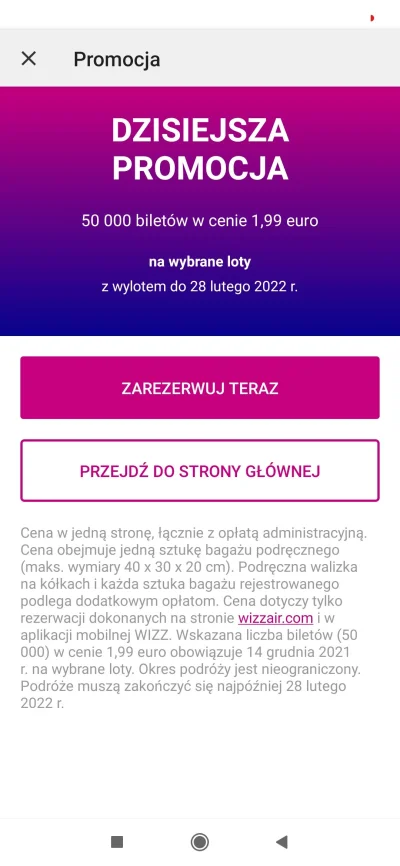 lijka - Mireczki, wyskoczyła mi taka #promocja na #wizzair 
Czy ktoś wie gdzie mogę z...