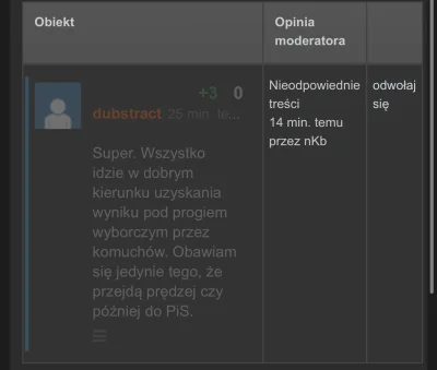 d.....t - Ktoś mi wyjaśni jaki punkt regulaminu naruszyłem? Czy moderację już komplet...