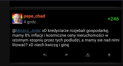 OrzechowyDzem - Zamiast brać kredyt na mieszkanie to trzeba było wynajmować, o! 
#bek...