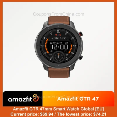 n____S - Amazfit GTR 47mm Smart Watch Global [EU]
Cena: $69.94 (najniższa w historii...