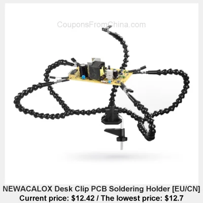 n____S - NEWACALOX Desk Clip PCB Soldering Holder [EU/CN]
Cena: $12.42 (najniższa w ...