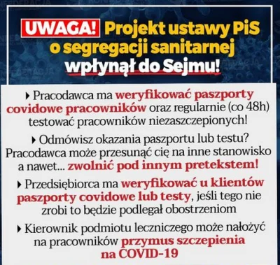 Pitu33 - PIS chce zacząć wprowadzać segregacje. Jednocześnie pragnę przypomnieć tym z...