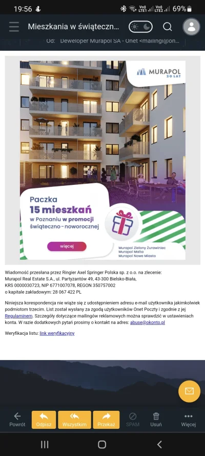 p.....c - W końcu jeblo, skoro wysyłają maile z 'promocjami' xD