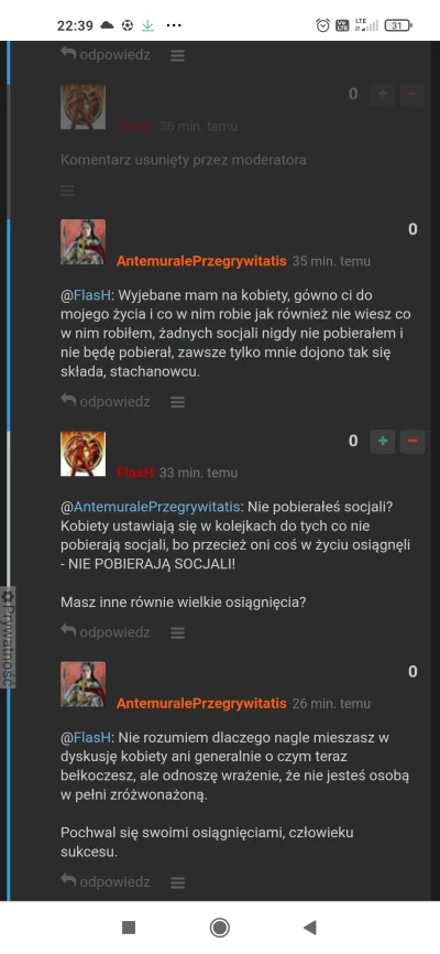 A.....s - @Xenomorph_666: Tak, ale jeden z komentarzy, ten główny atakujący, został u...