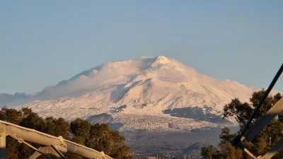 Sicoretti - Etna wczoraj rano, przed ostatnią erupcją.
