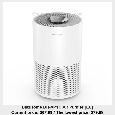 n____S - BlitzHome BH-AP1C Air Purifier [EU]
Cena: $67.99 (najniższa w historii: $79...