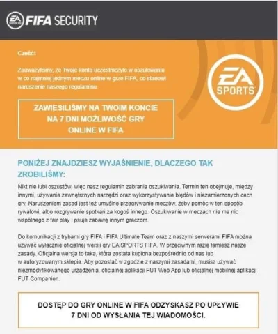 Kr3sowiak - Uwaga … EA banuje za oddawanie meczy w zadaniach o swapy ;) Wiec miłej gr...