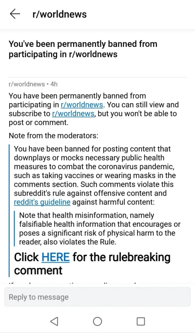octogen - #Reddit (r/worldnews) banuje za komentarze przeciwko obowiązkowym szczepien...