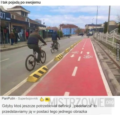 januszzczarnolasu - > Niestety pedalarze są w tym kraju z dykty całkiem bezkarni

@...